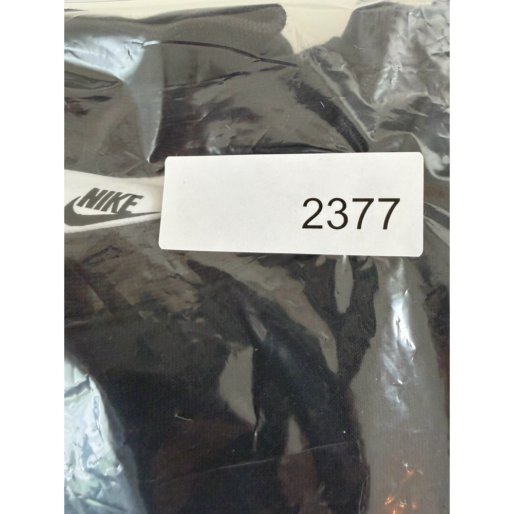 Nike Embroidered Logo Black Fleece Crewneck Pullover Men's Sweatshirt M Spellout - Picture 14 of 14